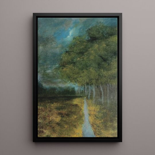 SOLD-Original R3051. Moonlight Walking