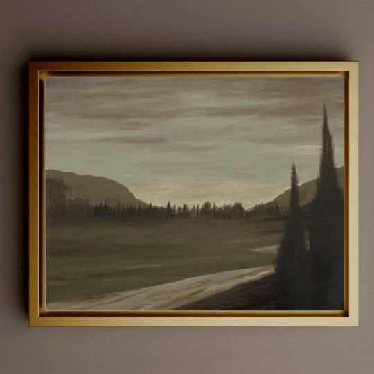 Original R1001. Across The Valley Landscape