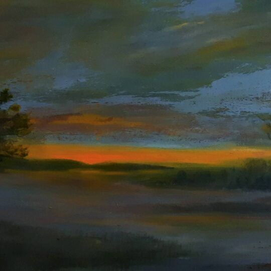 Original R5195. Sunset Trees